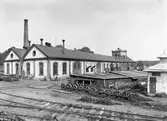 Verkstadsbyggnad och lokstall
