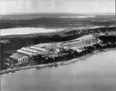 Huvudverkstaden  i Luleå. Flygfoto