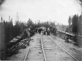 Järnvägsolycka med två döda.