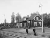 Stationen.
Stationsmästare A Widlund.