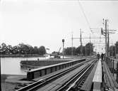 Järnvägsbron över Göta Kanal.