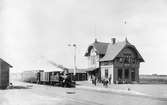 Skövde - Axvalls Järnvägs stationen i Varnhem. Trafikplats anlagd 1902-03.