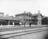 Stationen anlades 1862. Stationshuset har moderniserats i etapper.