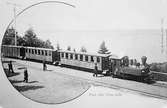 Utsikt från Vistakulle stationshus. Trafikplatsen öppnad 1894.