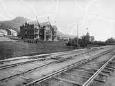 Byggnader vid Åre station.