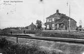 Trafikplatsen anlades 1901. Stationen hette Valsjö  före 1916. Stationshuset, tvåvånings  i trä. På 1940-talet ormbyggdes både stationshus och bangård.
