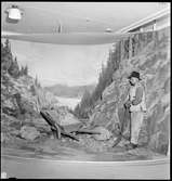 Rallen med panorama från modellutställningen på Torsgatan år 1950.