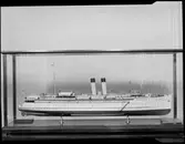 Modell av tågfärjan Gustav V.