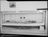 Modell av tågfärjan Konung Gustaf V.