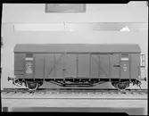 Modell av sluten godsvagn Statens Järnvägar, SJ G 41897.
