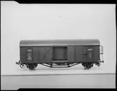 Modell av sluten godsvagn Statens Järnvägar, SJ G 41897.