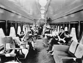 Vagnsinteriör från USA