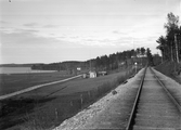 MVJ, Mora - Vänerns Järnväg och gamla hästbanans vall.