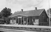 Bredåkra stationshus. Öppnades av Mellersta Blekinge Järnvägar 1889, övergick till SJ 1942.