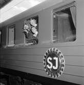 Personal på kryssningståget Dollartåget.  Dollartåget hade ofta amerikaner som passagerare.