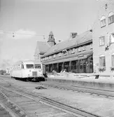 Haparanda station. Motorvagn SJ Y01s på stationen.