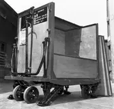 Transportabel godsbehållare SJ typ A8 för gods.