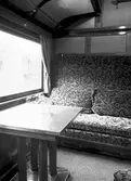 Statens Järnvägar, SJ A03 1246. Salong i personvagnen för internationell trafik.