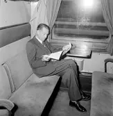 Resande i 2 klass kupe.