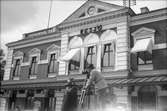 Eksjö station byggd 1897. Filmfotografering.