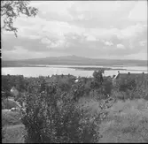 Lappland. Utsikt över Luossajärvi från Kiruna.