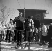 Invigning av skidlift i Björkliden måndagen 24 mars. För övrigt Norrbottens första skidlift.