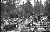 Lastning av resgods vid evakueringen av finska flyktingar, hösten 1944.