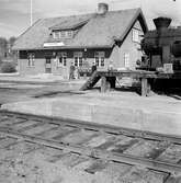 Kusfors järnvägsstation.  SJ Mc 764.