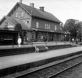 Rotebro järnvägsstation.