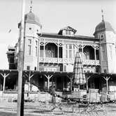 Gamla Brunnshotellet  i Ronneby byggdes 1895-97 .Enligt uppgift var byggnaden med sina 3000 m2 norra Europas största träbyggnad. Brunnshotellet brann ner till grunden den 21 november 1959.