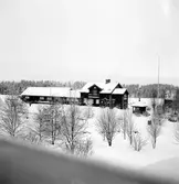 Storuman station anlagd 1923, stationshus i trä.