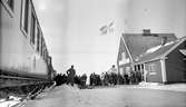 Från invigning av järnvägssträckan Ulricehamn - Jönköping