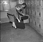 Förvaringsboxar på centralstation