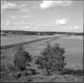 Järnvägslinjen vid Norsholm.