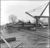 Arbete med träslipers, Gripenberg.