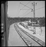 Persontåg  på linjen Södertälje - Östertälje.