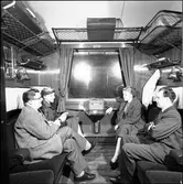 Resande i SJ A014. Statister.