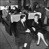 Resande i SJ A014. Statister.