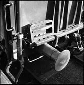 Demonstration av godsvagn SJ Oe 83724, Norra station Stockholm.