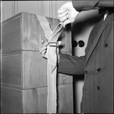 Instruktion för emballering med sadelgjord.