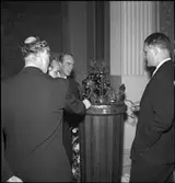 Statens Järnvägar SJ 1856-1956. 100-årsjubileum. Utställning av jubileumsgåvor.