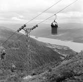 Åre linbana med utsikt över Åredalen.