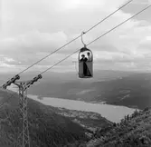 Åre linbana med utsikt över Åredalen.