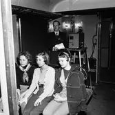 Utflyktståg med skolungdom.
Karlskrona - Malmö.