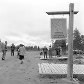 Nordkapsturen. Polcirkeln, vägen Rovaniemi - Ivalo.