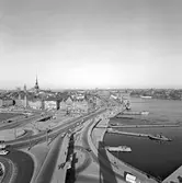 Slussen. Utsikt från Katarinahissen
