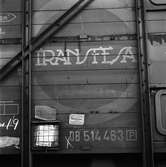 Transfesa, Spansk godsvagn med apelsinlast. DB 514463.