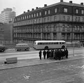 Visning av vägbussar, Klarabergsviadukten.