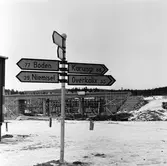 Stations- och vägskyltar, (Morjärv), Töre socken