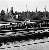 Trafikaktiebolaget Grängesberg - Oxelösunds Järnväg, TGOJ godsvagn 8664. SJ-skolan, Kurs i rälshantering, Ängelholm